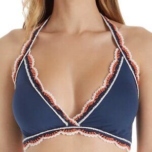 Becca Medina Halter Bikini Swim Top NWT SZ S